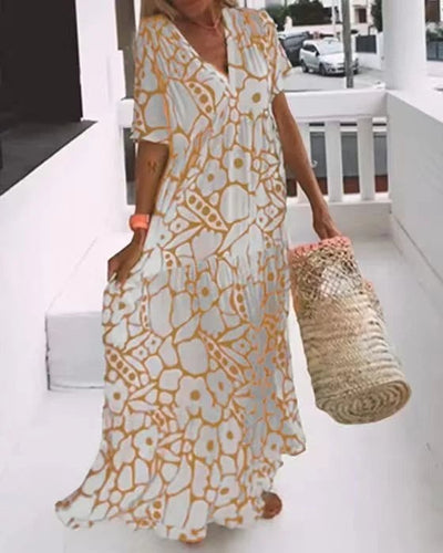 Nilsina - Vestido Veraniego de Flores Informal